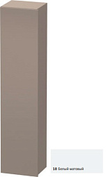 Шкаф-колонна DuraStyle 40х36х180 см, корпус-базальт матовый, фронт-белый матовый, левый, подвесной монтаж, Duravit DS1229L1843 Duravit