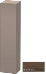 Шкаф-колонна DuraStyle 40х36х180 см, корпус-базальт матовый, фронт-орех темный, правый, подвесной монтаж, Duravit DS1229R2143 Duravit