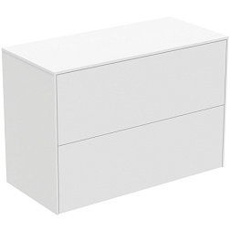 Тумба для ванной Conca 2 ящика, белый матовый, подвесной монтаж 80х37,3х55 см, Ideal Standard T4328Y1 Ideal Standard
