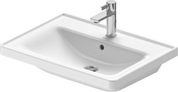 Подвесная раковина D-Neo 65х48х16,5 см, 1 отв. под смеситель, санфарфор, Duravit 2367650000 Duravit