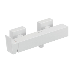 Настенный смеситель без излива Decus матовый, белый цвет, без лейки, Kludi 548315375 Kludi