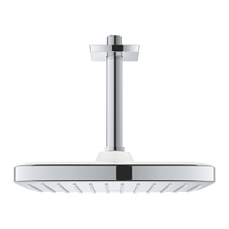 Лейка верхнего душа Tempesta 250 Cube потолочная, 25 см, square, с держателем, Grohe 26688000 Grohe