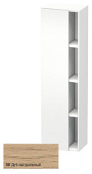 Шкаф-колонна DuraStyle 50х36х180 см, корпус-белый матовый, фронт-дуб натуральный, левый, подвесной монтаж, Duravit DS1249L3018 Duravit
