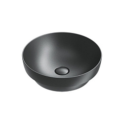 Накладная раковина Sfera 45х45х14 см, покрытие Cataglaze+, санфарфор, черный матовый, Catalano 0524450022 Catalano