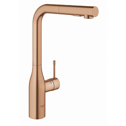 Смеситель для кухни с выдвижной лейкой Essence New медь, Grohe 30270DL0 Grohe