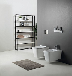Биде Aliseo 4.0 35х54,5 см, подвесное, без крышки, NEROceramica BAS4 NEROceramica