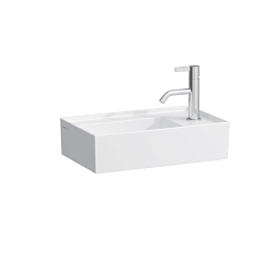Подвесная раковина Kartell by laufen 46х28х12 см, 1 отв. для смесителя справа, без перелива, скрытый слив, SaphirKeramik, Laufen 8.1533.4.000.111.1 Laufen