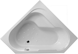 Акриловая ванна Bain-douche 145х145 см, с антискользящим покрытием, левосторонняя, угловая симметричная, Jacob Delafon E6222-00 Jacob Delafon
