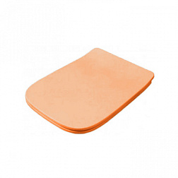 Сиденье для унитаза A16 цвет orange cameo, шарниры хром, дюропласт, с микролифтом, быстросъемное, Artceram ASA001 13; 71 Artceram