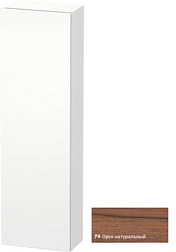 Шкаф-колонна DuraStyle 40х24х140 см, фронт - орех натуральный, корпус -  белый матовый, правый, подвесной монтаж, Duravit DS1218R7918 Duravit