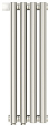 Отопительный дизайн-радиатор Эстет 18х50 см, 4 секции, левый, однорядный коаксиальный, Сунержа 00-0320-5004 Сунержа