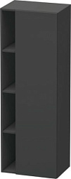 Шкаф-колонна DuraStyle 50х36х140 см, графит матовый, правый, подвесной монтаж, Duravit DS1239R4949 Duravit