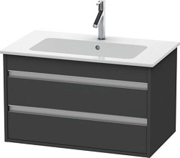 Модуль под раковину Ketho 80х47,5х48 см, графит матовый, Duravit KT642904949 Duravit