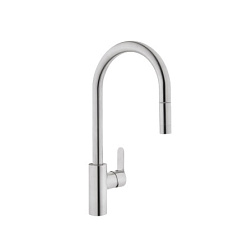 Смеситель для кухни с выдвижной лейкой Masterline высота излива 23,2 см, Vitra A42153EXP Vitra