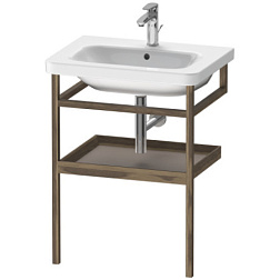 Консоль для раковины DuraStyle 59х44х80,5 см, чёрный орех / базальт матовый, Duravit DS988104377 Duravit