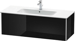 Модуль под раковину XSquare 121х47,8х40 см, черный глянцевый, система push-to-open, Duravit XS407404040 Duravit