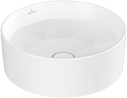 Накладная раковина Octagon 40х40х10,5 см, TitanCeram, белый матовый, Villeroy&Boch 417040S3 Villeroy&Boch