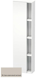 Шкаф-колонна DuraStyle 50х24х180 см, корпус-белый матовый, фронт-серо-коричневый, левый, подвесной монтаж, Duravit DS1248L9118 Duravit