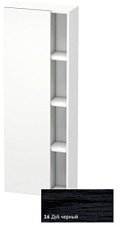 Шкаф-колонна DuraStyle 50х24х140 см, корпус-белый матовый, фронт-дуб чёрный, левый, подвесной монтаж, Duravit DS1238L1618 Duravit