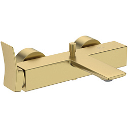 Настенный смеситель Conca неповоротный излив, с выходом на душ (без лейки), золото шлифованное, Ideal Standard BC762A2 Ideal Standard