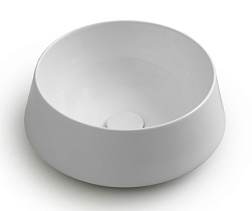 Накладная раковина Tao 42х42х18 см, санфарфор, White Ceramic W1050701 White Ceramic