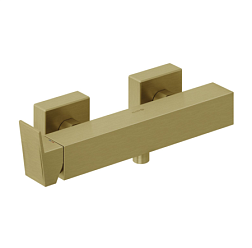 Настенный смеситель без излива Decus брашированное, золото, без лейки, Kludi 54831N075 Kludi