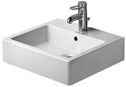 Подвесная раковина Vero 50х47х17,5 см, санфарфор, Duravit 0454500000 Duravit