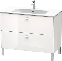 Модуль под раковину Brioso 102х47,9х68,3 см, белый глянцевый, Duravit BR440302222 Duravit