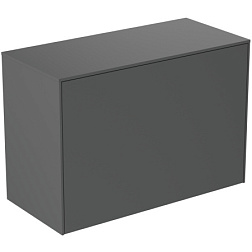 Тумба для ванной Conca 1 ящик, антрацит матовый, подвесной монтаж 80х37,3х55 см, Ideal Standard T4318Y2 Ideal Standard