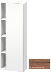 Шкаф-колонна DuraStyle 50х24х140 см, корпус-белый матовый, фронт-орех натуральный, правый, подвесной монтаж, Duravit DS1238R7918 Duravit