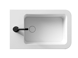 Биде Hide 35х55 см, подвесное, без крышки, Alice 31220101 Alice