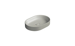 Накладная раковина Horizon 50х35х8,5 см, санфарфор, серый матовый, Catalano 150AHZCS Catalano