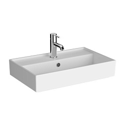 Подвесная раковина ArchiPlan 60х40х20 см, VitrA Hygiene, санфарфор, с отв. под смеситель, Vitra 7401B003-0001 Vitra