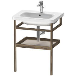 Консоль для раковины DuraStyle 59х44х80,5 см, чёрный орех / серо-коричневый, Duravit DS988109177 Duravit