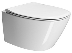 Подвесной унитаз Modo+ 37х54,5 см, безободковый, без сиденья, тихий смыв, GSI 8415FR411 GSI