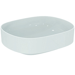 Накладная раковина Linda-X 45х38х13 см, без перелива, санфарфор, Ideal Standard T440001 Ideal Standard