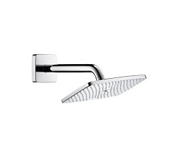 Лейка верхнего душа Raindance 26 см, square, с держателем, Hansgrohe 27375000 Hansgrohe