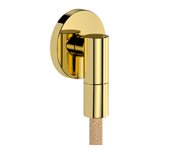Шланговое подключение FixFit S с клапаном обратного тока, золото, Hansgrohe 28882990 Hansgrohe