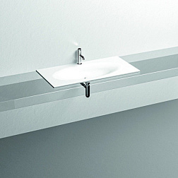 Мебельная раковина Shape 102х52 см, белый матовый, Kerasan 547030*1 Kerasan