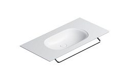 Подвесная раковина Horizon 100х50х12,5 см, санфарфор, белый матовый, Catalano 0521010021 Catalano