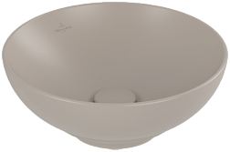 Накладная раковина Loop&Friends 38х38х12 см, TitanCeram, коричневый матовый, Villeroy&Boch 4A4500AM Villeroy&Boch