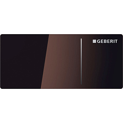 Дистанционная панель смыва Sigma70 умбра, коричневая, стекло, пневматическая, Geberit 115.635.SQ.1 Geberit