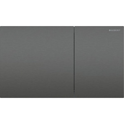 Клавиша смыва Sigma70 матовая, с легкоочищаемым покрытием, сталь, механическая, черная, Geberit 115.622.QD.1 Geberit