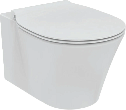 Подвесной унитаз Connect Air 36,5х54,5 см, микролифт, безободковый, с сиденьем, Ideal Standard E248201 Ideal Standard
