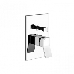 Лицевая часть встраиваемого смесителя Rettangolo K 2 функции, Gessi 53079-031 Gessi