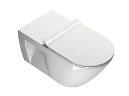 Подвесной унитаз Community 37х70 см, swirlflush, extraglaze antibacterial, безободковый, без сиденья, GSI 761511 GSI