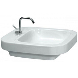 Накладная раковина Palomba collection 58х48х13 см, санфарфор, с отв. под смеситель, Laufen 8.1380.2.000.113.1 Laufen