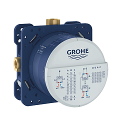 Внутренняя часть встраиваемого смесителя Rapido SmartBox универсальная, 1 функция, Grohe 35604000 Grohe