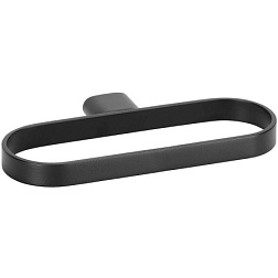 Кольцевой полотенцедержатель Organic black цвет черный, Bemeta 167104060 Bemeta