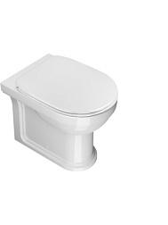 Приставной унитаз Canova Royal 36х53 см, горизонтальный выпуск, без сиденья, Catalano 1VPCR00 Catalano